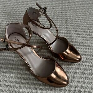 Next Women's Shimmering Copper Heels